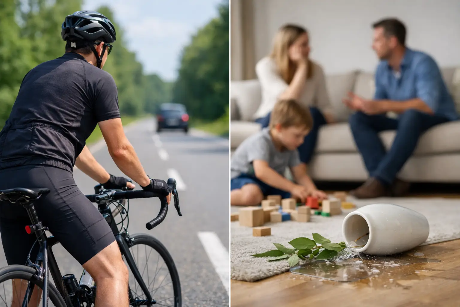 Odpovědnost cyklisty vs odpovědnost domácnosti